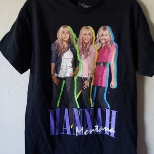 Disney Hannah Montana Black Tee with Graphic Rue21